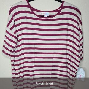 LuLaRoe Irma Tunic Small Striped NEW